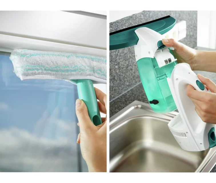LEIFHEIT Vakuuma logu tīrītājs Dry&Clean ar piederumu komplektu LEIFHEIT Vakuuma logu tīrītājs Dry&Clean ar piederumu komplektu