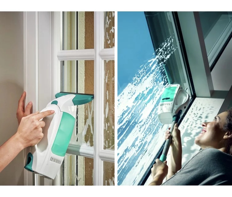 LEIFHEIT Vakuuma logu tīrītājs Dry&Clean ar piederumu komplektu LEIFHEIT Vakuuma logu tīrītājs Dry&Clean ar piederumu komplektu