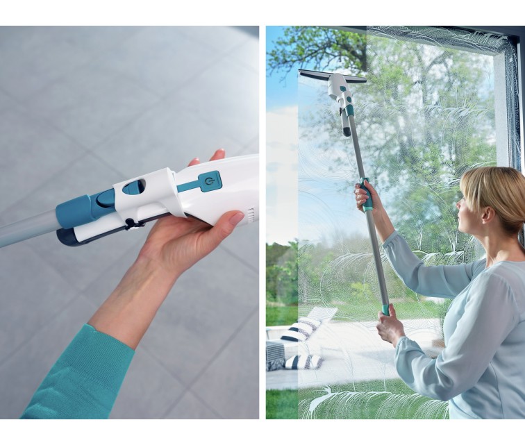 LEIFHEIT Vacuum Window Cleaner Nemo with Click Handle Adapter