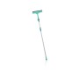 LEIFHEIT Window Cleaner and Brush with Telescopic Handle 120-200cm Brush Window Cleaner