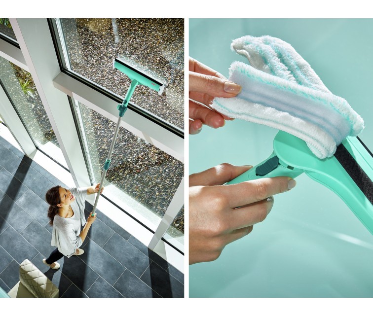 LEIFHEIT Logu birstes nomaināmā švamme Window & Frame Cleaner L micro duo