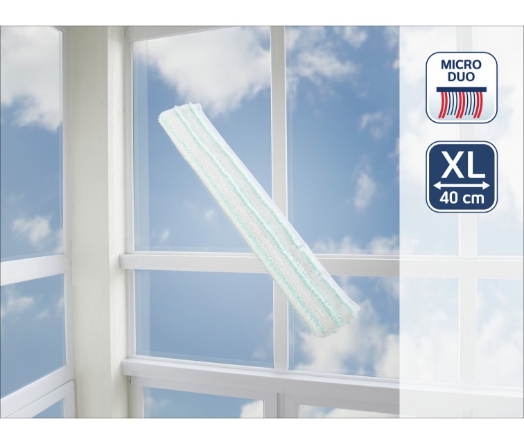 LEIFHEIT Logu birstes nomaināmā švamme Window Slider XL micro duo 40cm