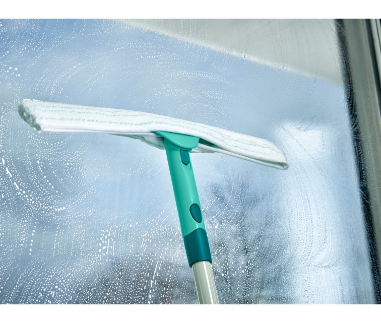 LEIFHEIT Window Cleaning Set with Telescopic Handle 145-415cm Window Slider XL