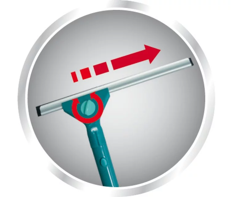 LEIFHEIT Window Brush with Telescopic Handle 100-155cm Classic Window Cleaner LEIFHEIT Window Brush with Telescopic Handle 100-155cm Classic Window Cleaner
