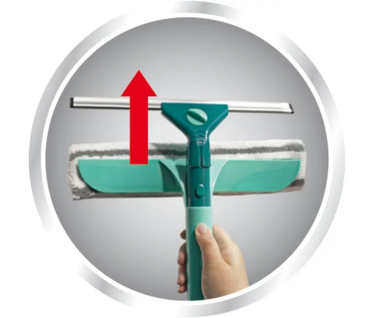 LEIFHEIT Window Brush with Telescopic Handle 100-155cm Classic Window Cleaner LEIFHEIT Window Brush with Telescopic Handle 100-155cm Classic Window Cleaner