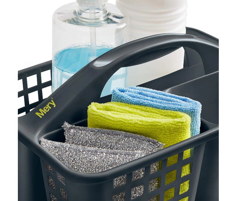 Basket for cleaning products and accessories