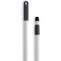 Telescopic brush handle 80-140cm light grey