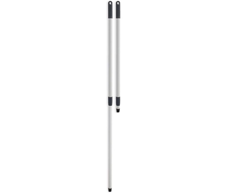 Telescopic brush handle 80-140cm light grey