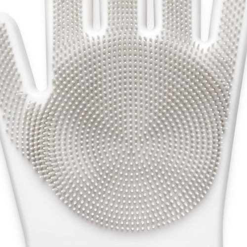 Silicone cleaning gloves 2pcs 34,5x15,5x2,6cm light grey Silicone cleaning gloves 2pcs 34,5x15,5x2,6cm light grey