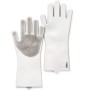Silicone cleaning gloves 2pcs 34,5x15,5x2,6cm light grey