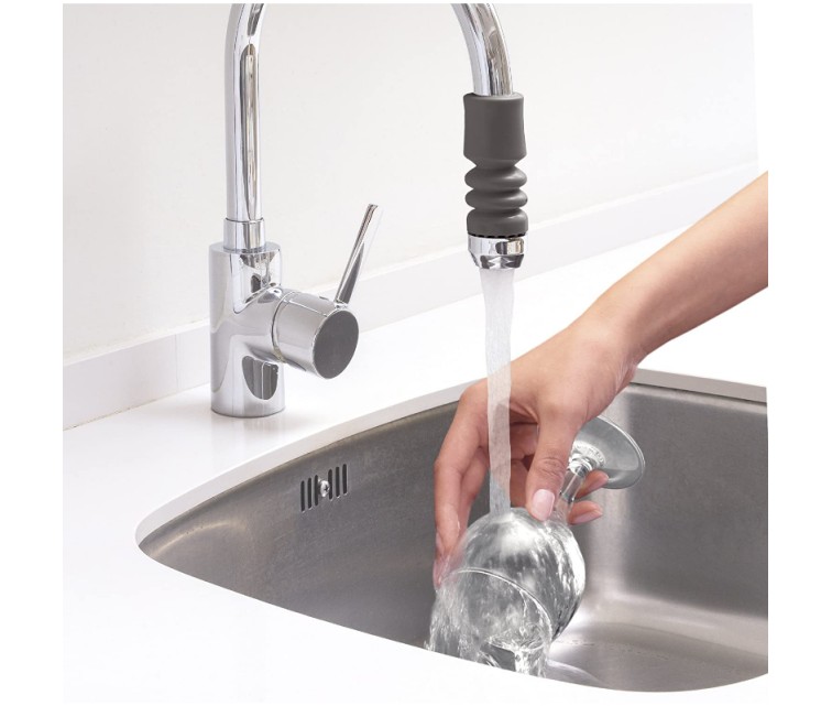 Water filter for tap adjustable