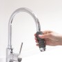 Water filter for tap adjustable