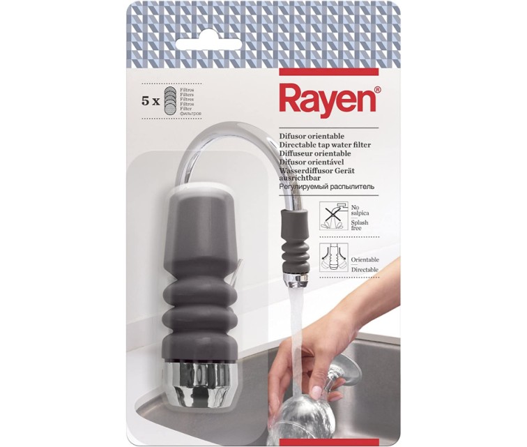 Water filter for tap adjustable