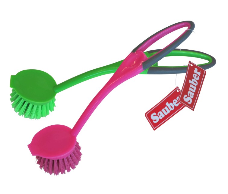 Dish Brush Trend Green/Pink