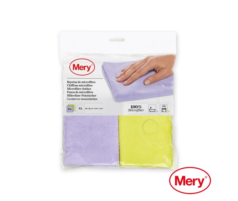 Microfibre cloths 2gb 38x36cm