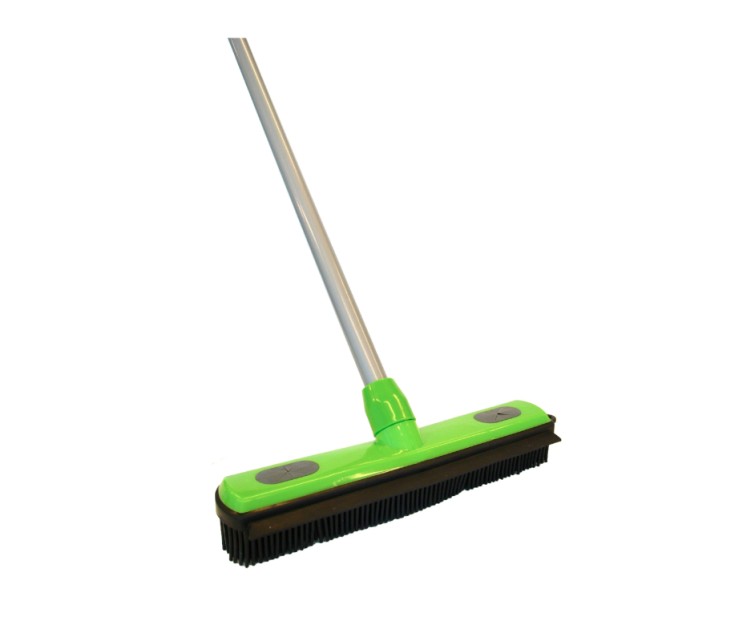 Rubber Floor Brush with Telescopic Handle