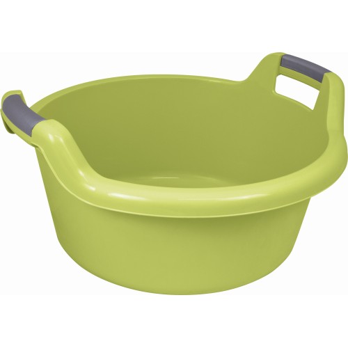 Bowl with handles round 27L green Bowl with handles round 27L green