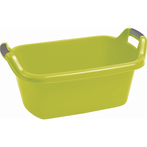 Bowl with handles oval 35L green Bowl with handles oval 35L green