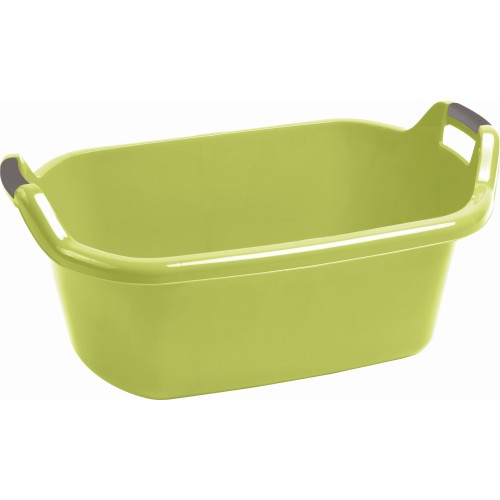 Bowl with handles oval 55L green Bowl with handles oval 55L green