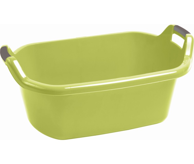 Bowl with handles oval 55L green