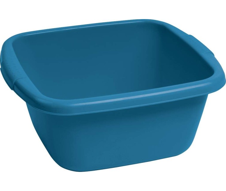 Bowl square 14L blue