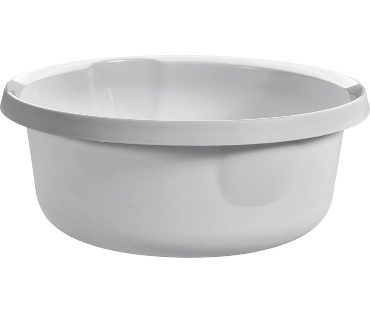 Essentials round bowl 10L grey