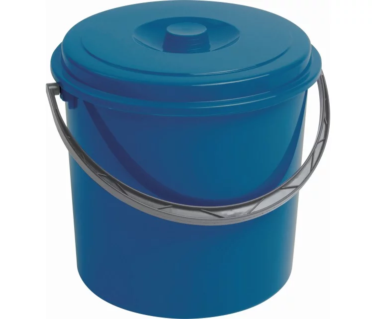 Bucket with lid 12L blue Bucket with lid 12L blue