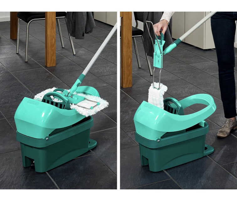 LEIFHEIT Profi XL Press Wheeled Floor Cleaning Bucket