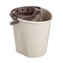 12L Ecohome bucket with push button grey