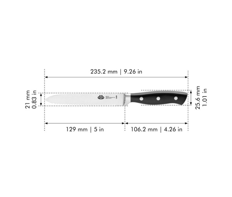 Universāls zobains nazis Ballarini Brenta 13cm