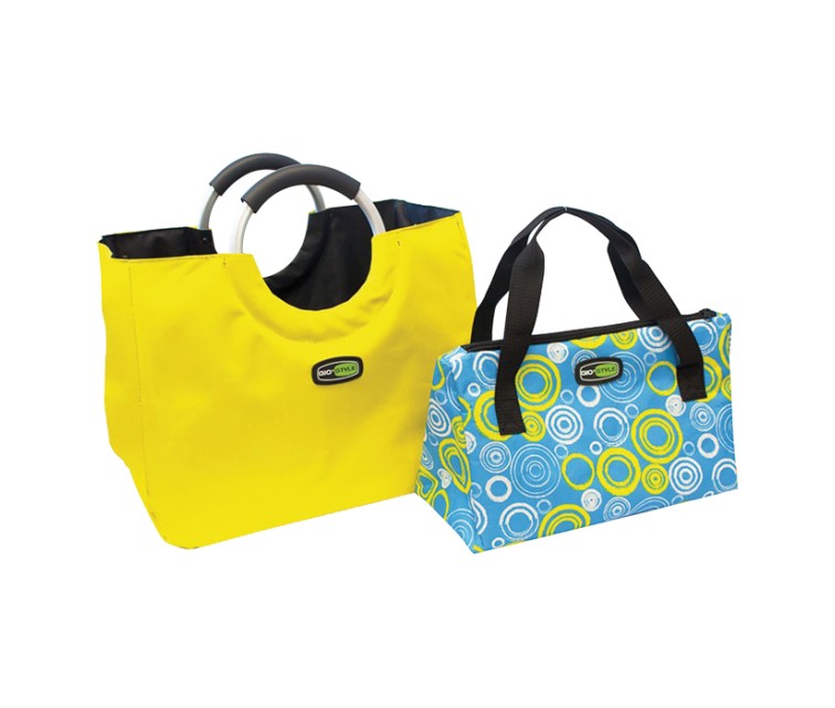 Thermal bag set Bag In The City assorted, blue-yellow/yellow-blue