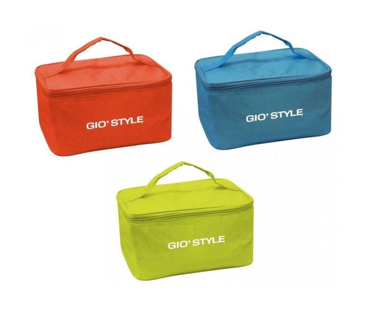 Fiesta Lunch Bag assorted, orange/light blue/green