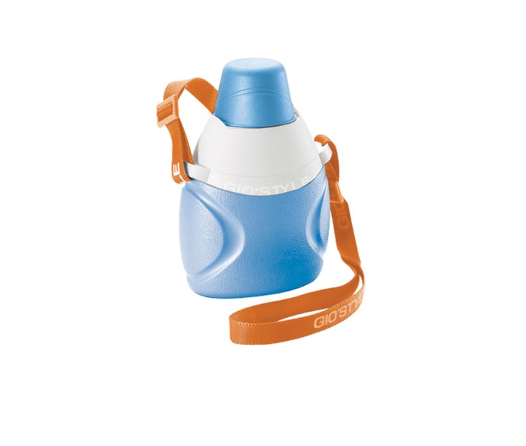 Бутылка для воды 0,65 л Fiesta 600 сине-оранжевая