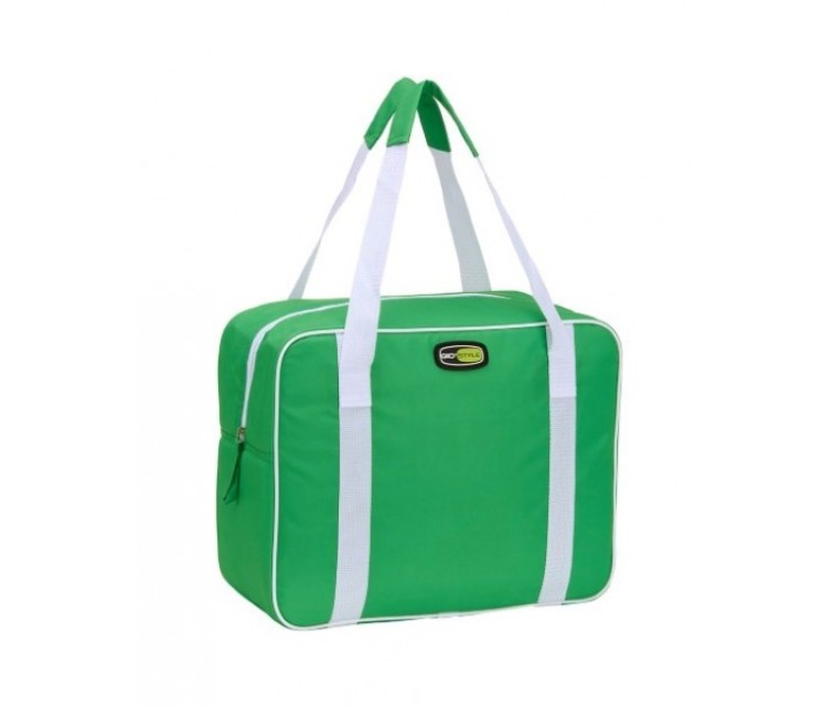 Thermal bag Evo Medium assorted, green/red/blue with decoration