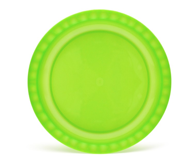 Plate Ø25,5x2,5cm Trippy green