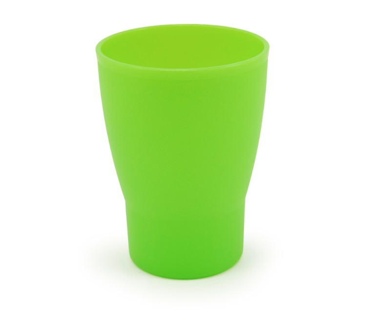 Glass Ø7,8x10,5cm Trippy green