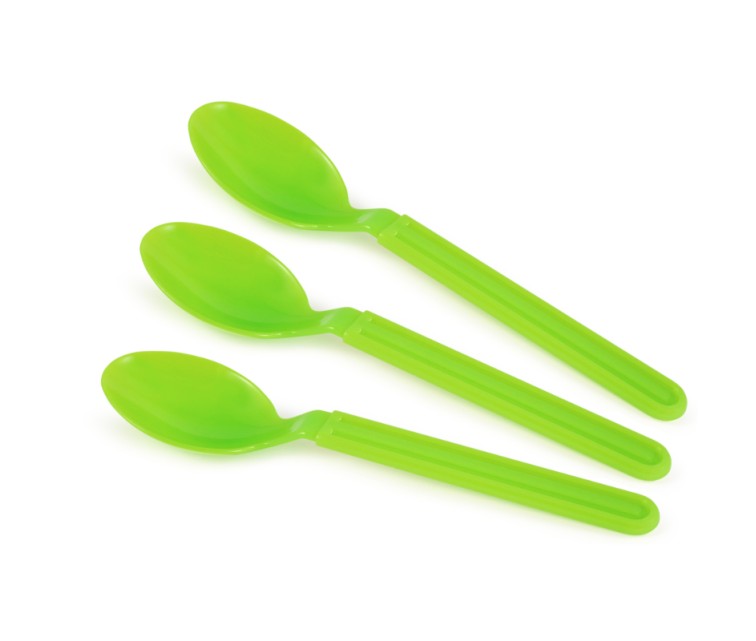 Spoon set 3pcs. Trippy green