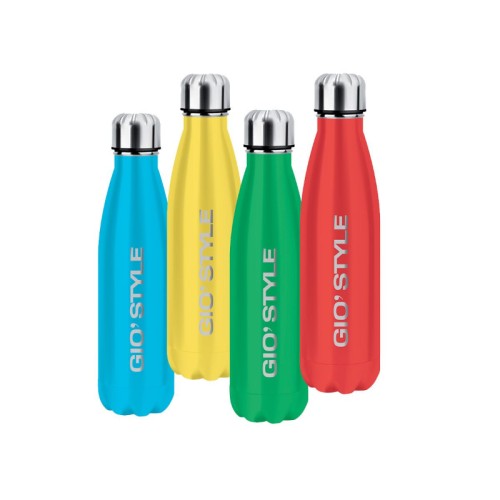 Pudele-termoss Energy 0,5L sarkana/gaiši zila/dzeltena/zaļa Pudele-termoss Energy 0,5L sarkana/gaiši zila/dzeltena/zaļa