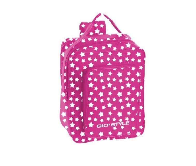 Stars Backpack assorted, red/green/blue/pink