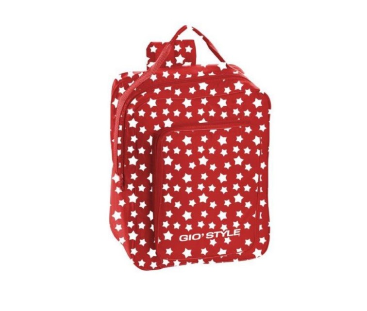 Stars Backpack assorted, red/green/blue/pink