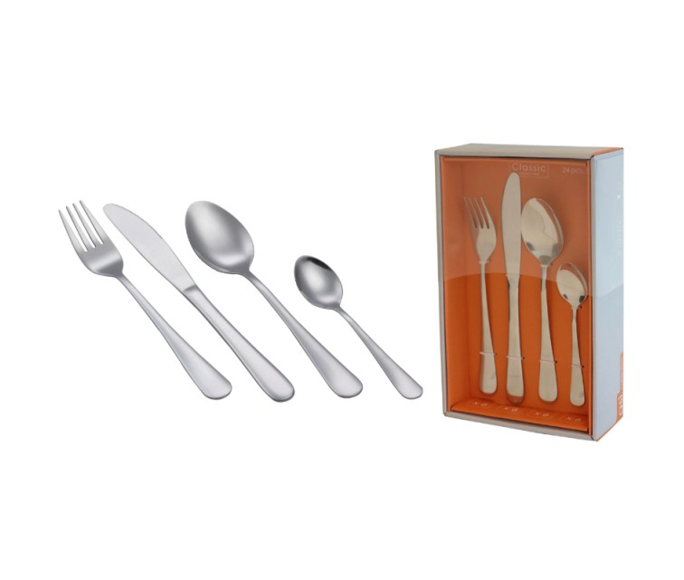Cutlery set 24pcs. Classic 4,0/1,7/1,7/1,7/1,5mm