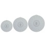 Silicone lid set of 3 Ø20/26/30cm grey