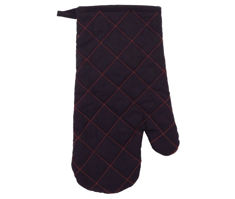 Heat resistant glove XL 18x30cm black/red