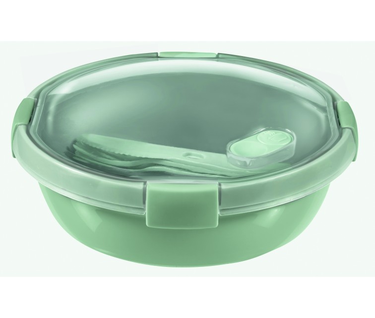 Food container Lunch round 1L Smart Eco To Go Ø20x7cm soft green