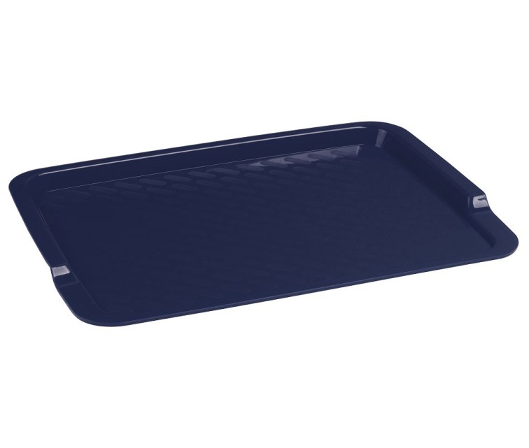 Tray 32,5x43x1cm dark blue