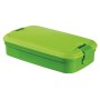 Food bowl rectangle with cutlery 1,4L Lunch&Go green