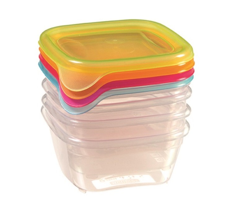 Food bowl set of 4 4x0,25L Fresh&Go mix