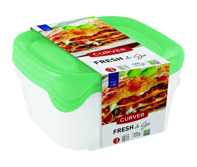 Food bowl set of 3 3x0,8L Fresh&Go mix Food bowl set of 3 3x0,8L Fresh&Go mix