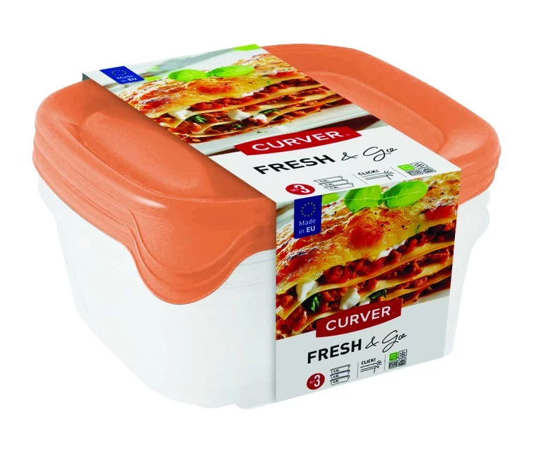 Food bowl set of 3 3x0,8L Fresh&Go mix Food bowl set of 3 3x0,8L Fresh&Go mix