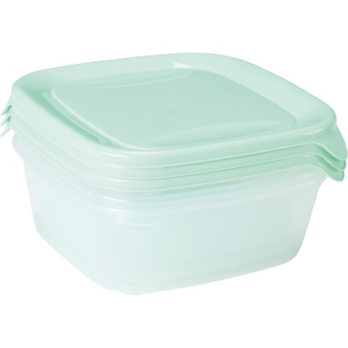 Toidukausside komplekt 3 3x0,8L Fresh&Go roheline Toidukausside komplekt 3 3x0,8L Fresh&Go roheline
